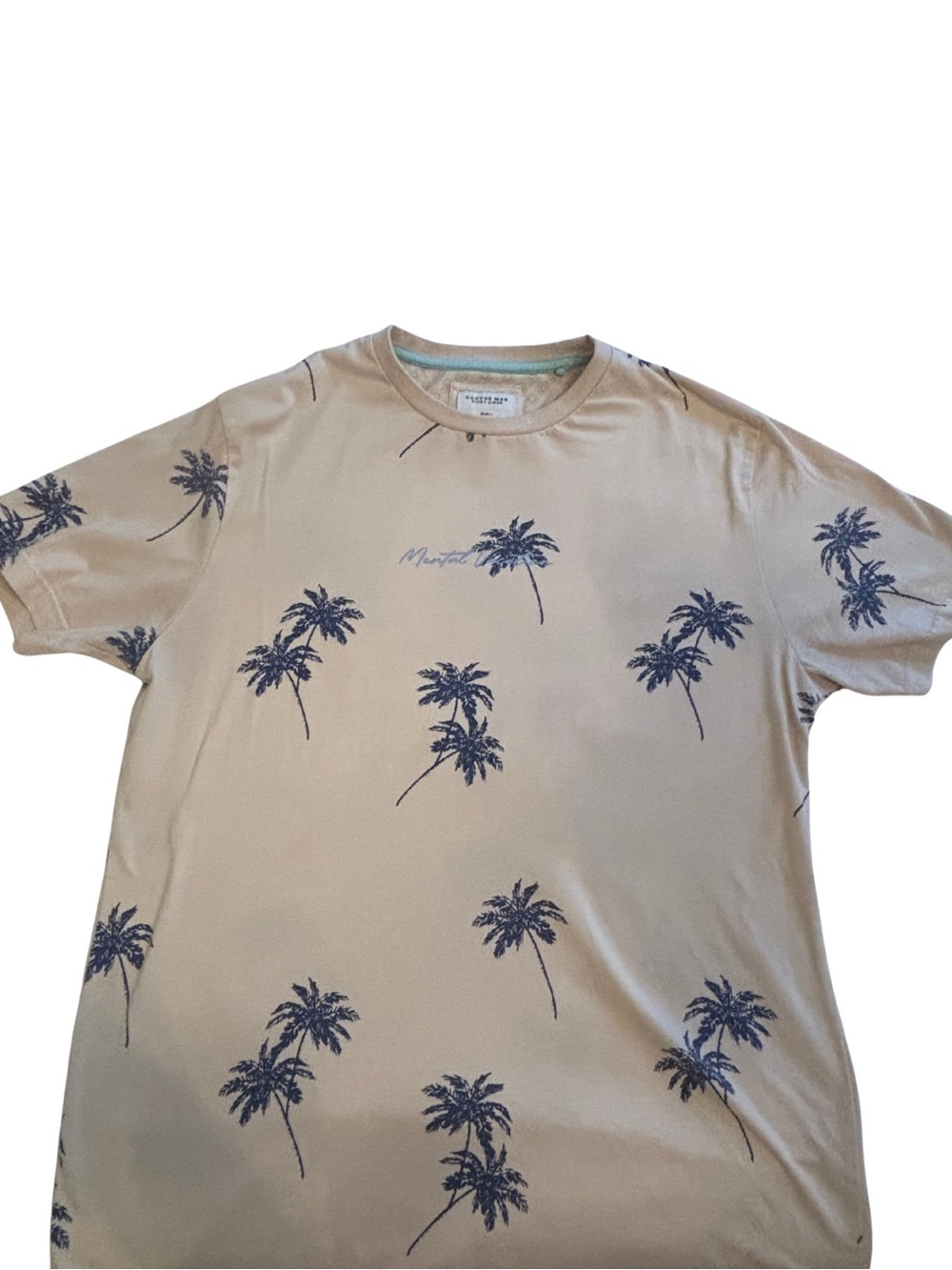 Cactus Man Palm Tree Tee Mental Vacation Tee